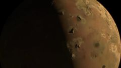 Io Moon Southern Hemisphere Surface Spot Eruption
