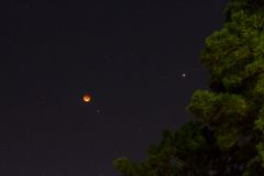 Moon Sunset Star Time Magnitude Sunrise