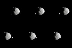 Night Phobos Moons Martian Sky West Dust Storms
