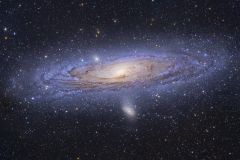 Milky Way Andromeda Galaxy M31's Astronomer M31