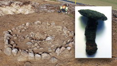 Grave Stone Coffin Archaeologists Edge Arkeologerna