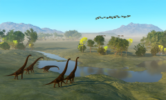 Rivers Forests Dinosaurs Boundary Sediment Ad