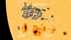 Sunspot Earth Carrington Event Flares Sun Ar
