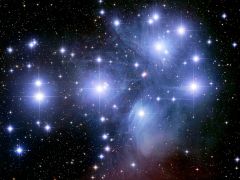 Stars Pleiades Milky Way Years Cluster Light
